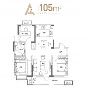 峰山御璟電梯好樓層105平三室44萬