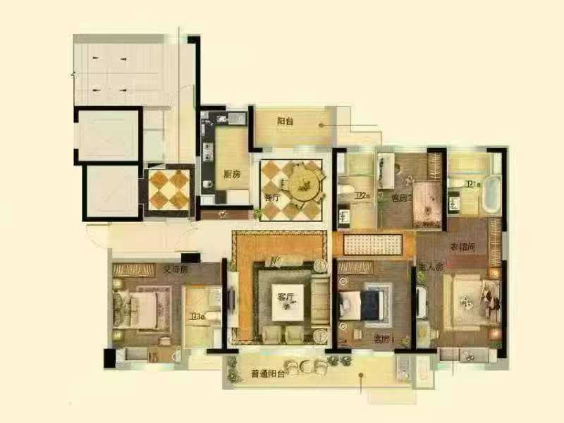 郡悅府143平毛坯陽臺(tái)已封四室兩衛(wèi)帶地下車位119.8萬 郡悅府143平毛坯陽臺(tái)已封四室兩衛(wèi)帶地下車位119.8萬